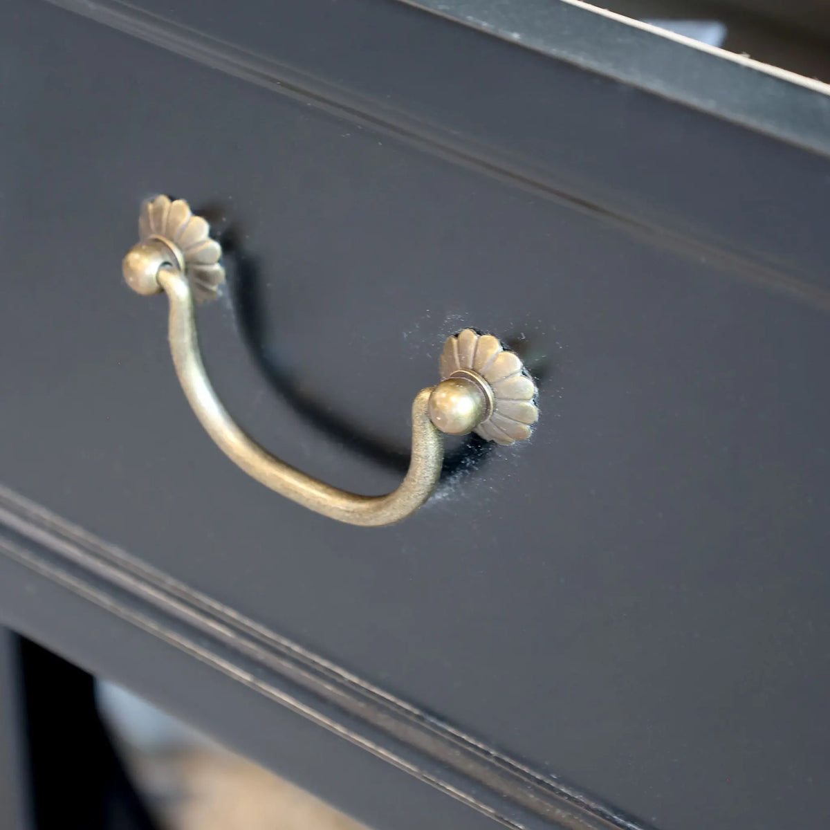 Chic Antique Marseille Sidobord 150x40 cm, Svart
