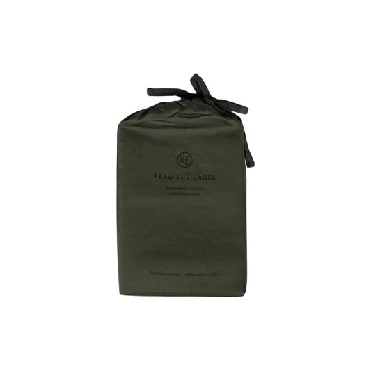 Read The Label Underlakan 160x260, Forest Green