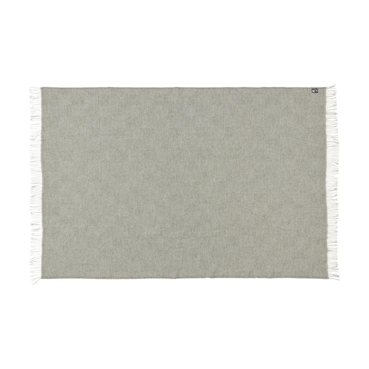 Silkeborg Uldspinderi Fanø Ullpläd 140x240 cm, Light Nordic Grey