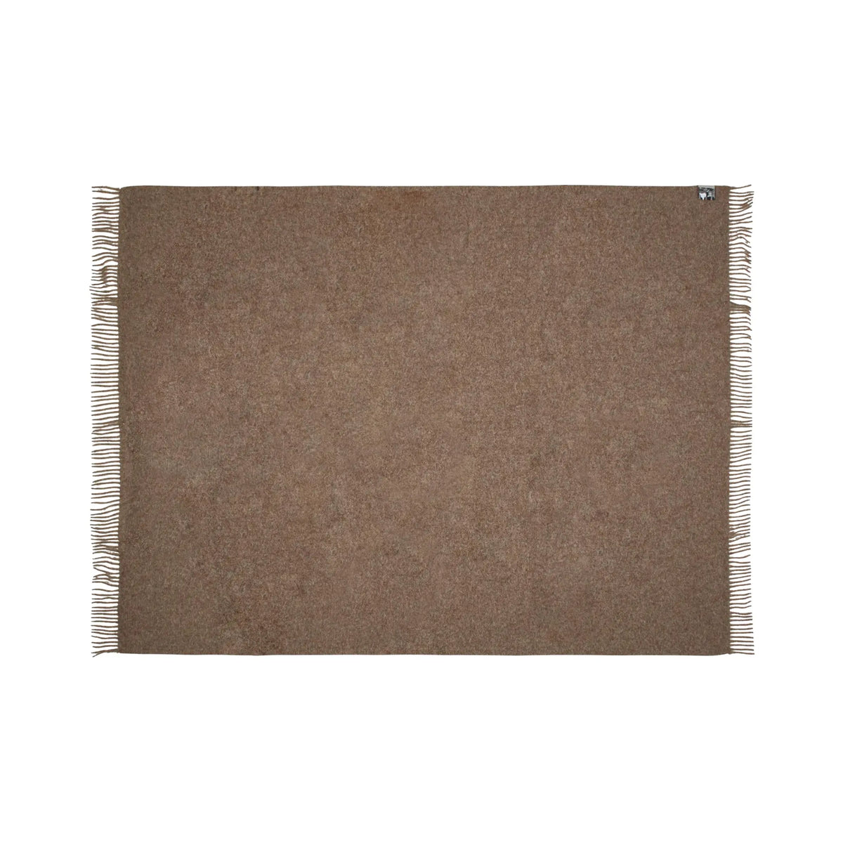 Silkeborg Uldspinderi Season Ullpläd 130x200 cm, Oak Brown