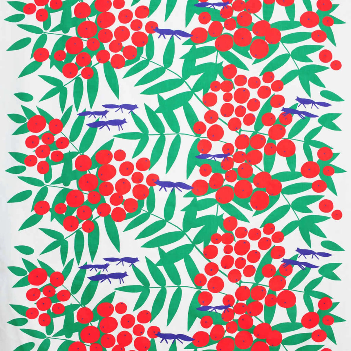 Almedahls Surt Sa Räven Vaxduk 145x220cm, Grön