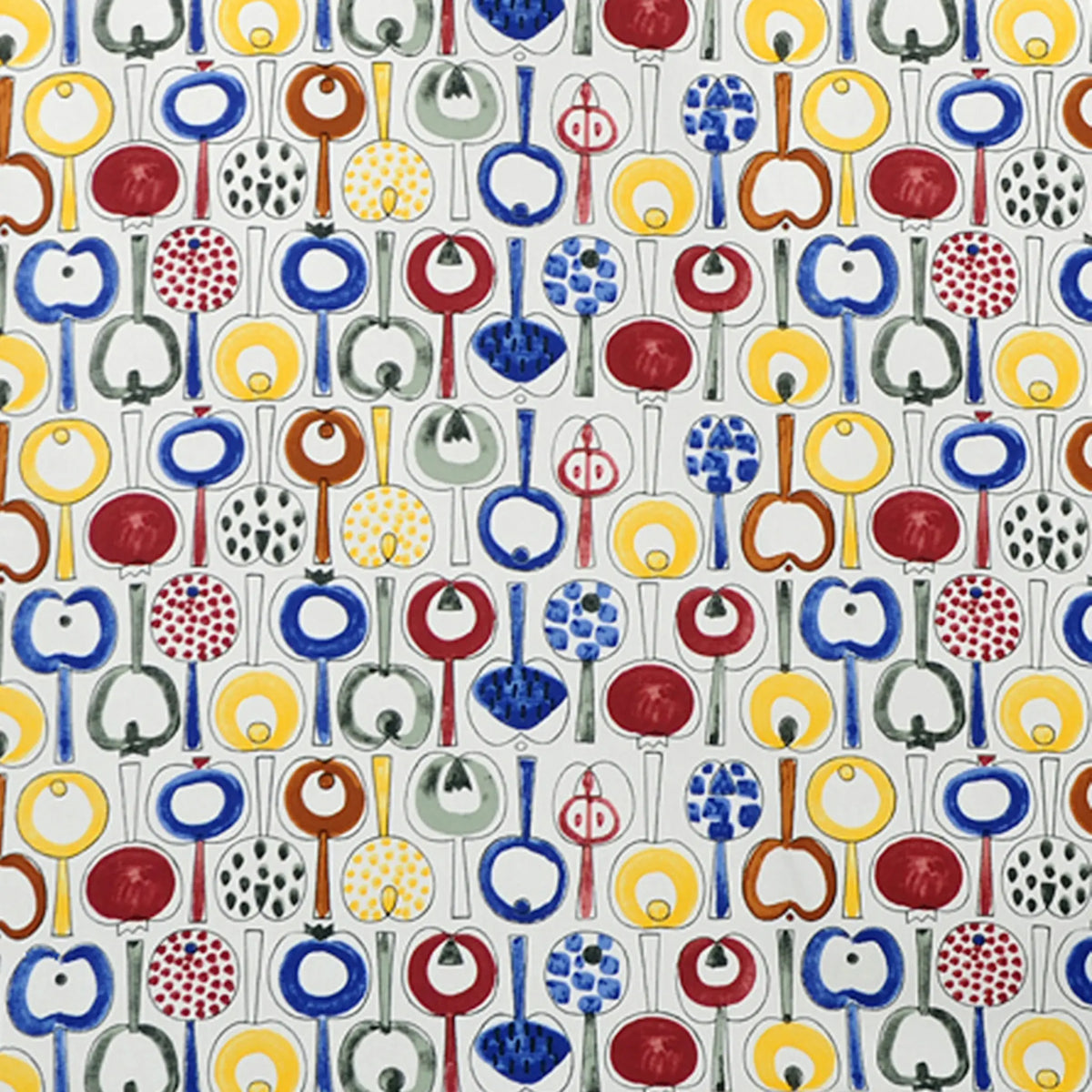 Almedahls Pomona Vaxduk 145x220cm, Multi
