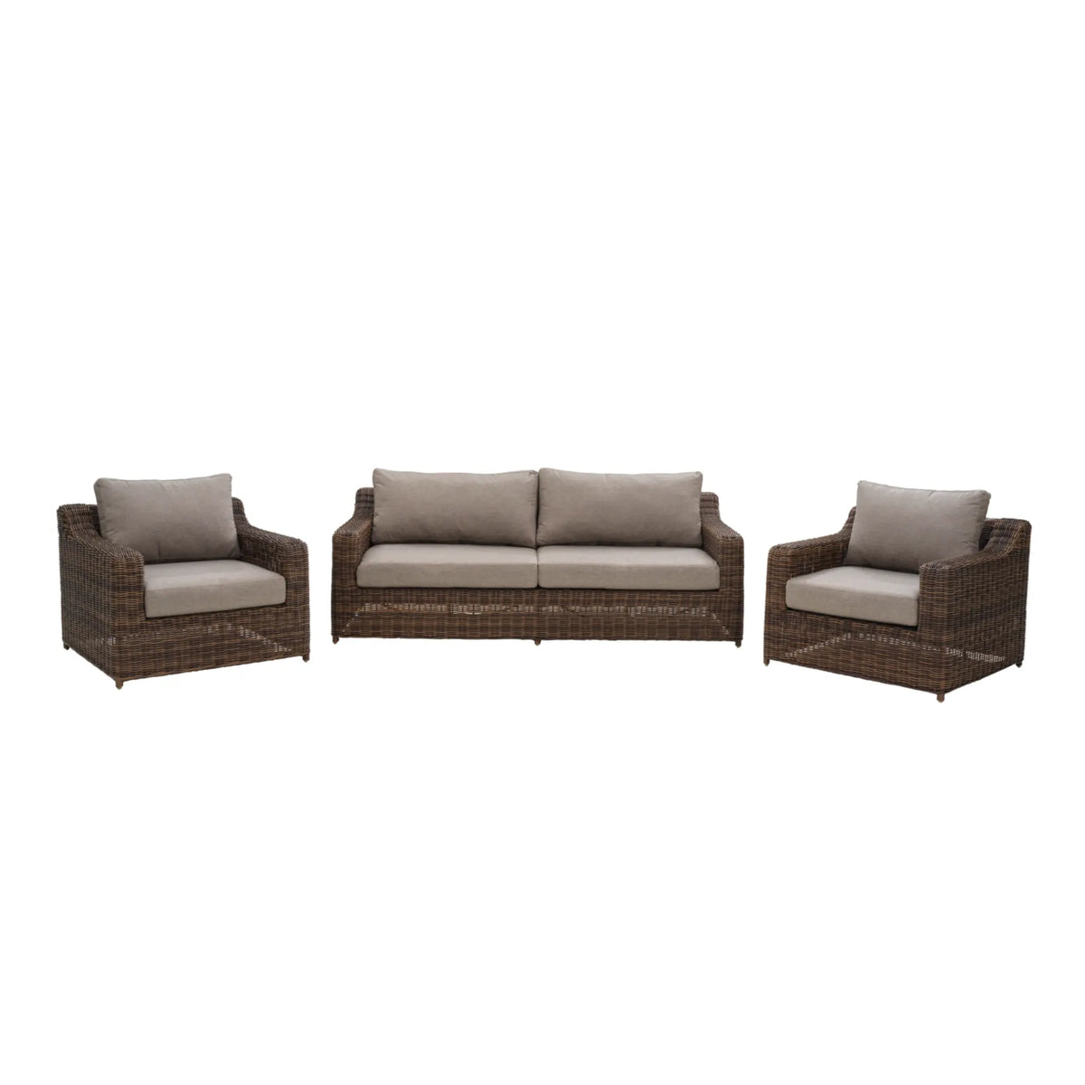 Brafab Glendon 2,5-Sits Soffa, Dark Brown/Soft Moose