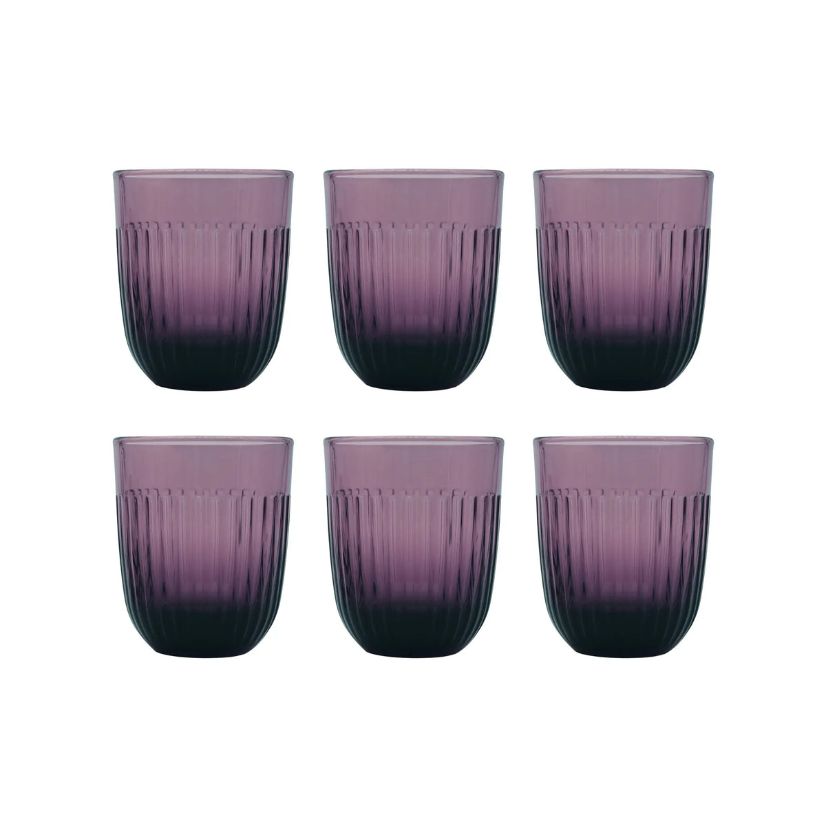 La Rochère Ouessant Vattenglas 6 st, Aubergine