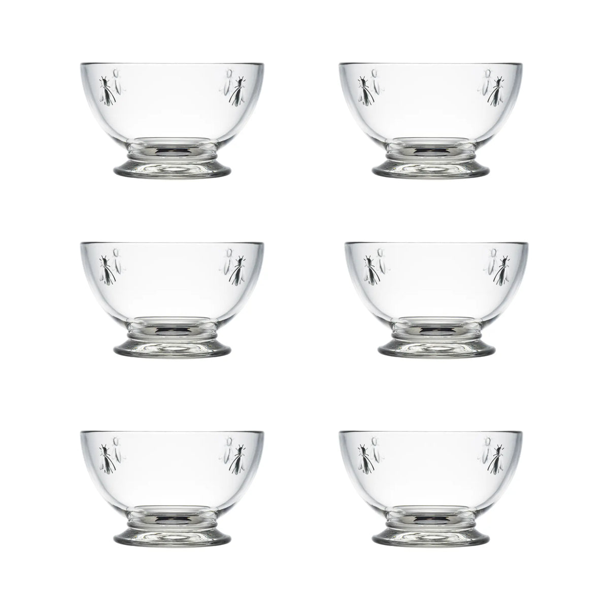 La Rochère Abeille Glasskål 6 st