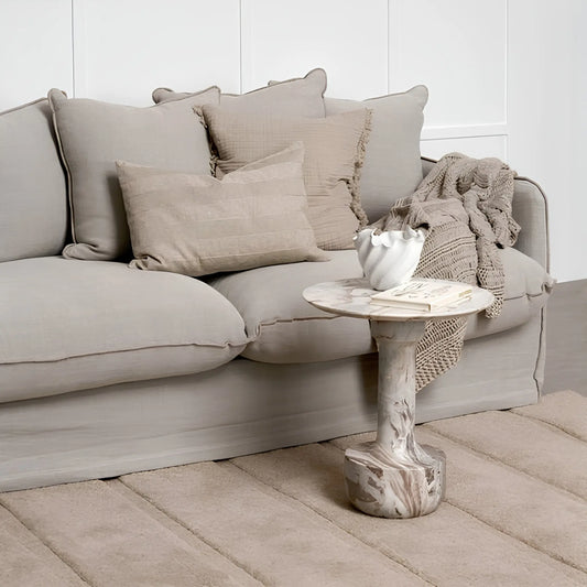 Lene Bjerre Strassie Matta 240x170 cm, Linne