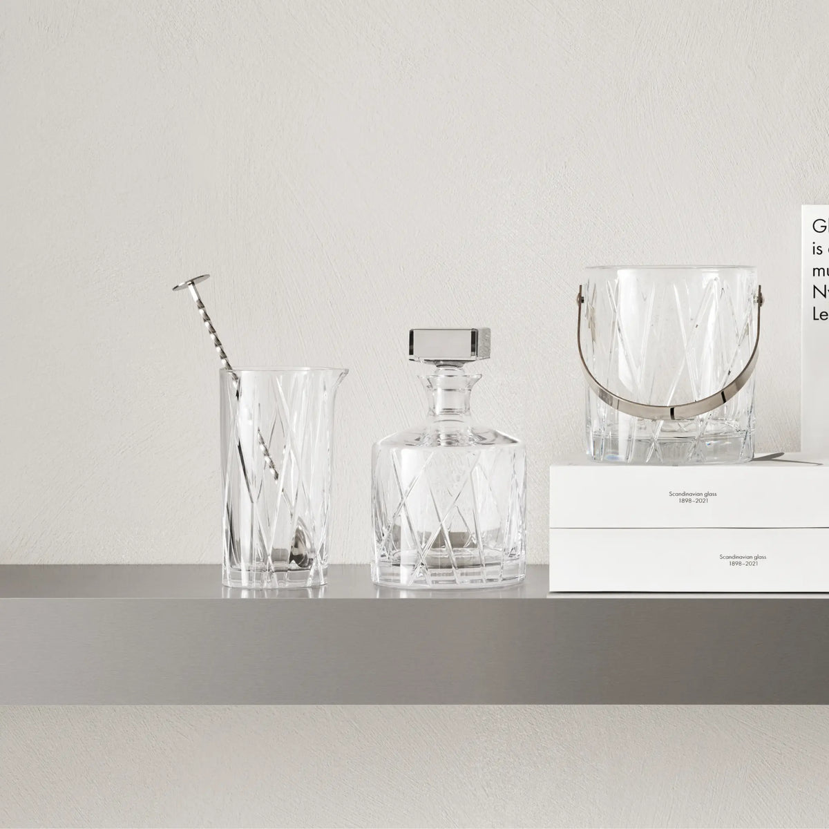 Orrefors, City Karaff 95 cl, Klar-Silvra Home