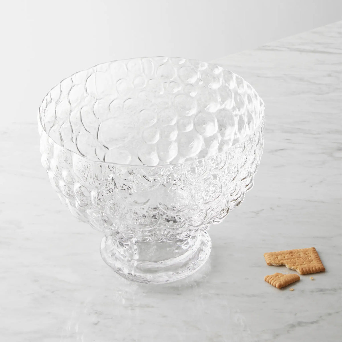 Kosta Boda, Moss Skål 19 cm, Klar-Silvra Home