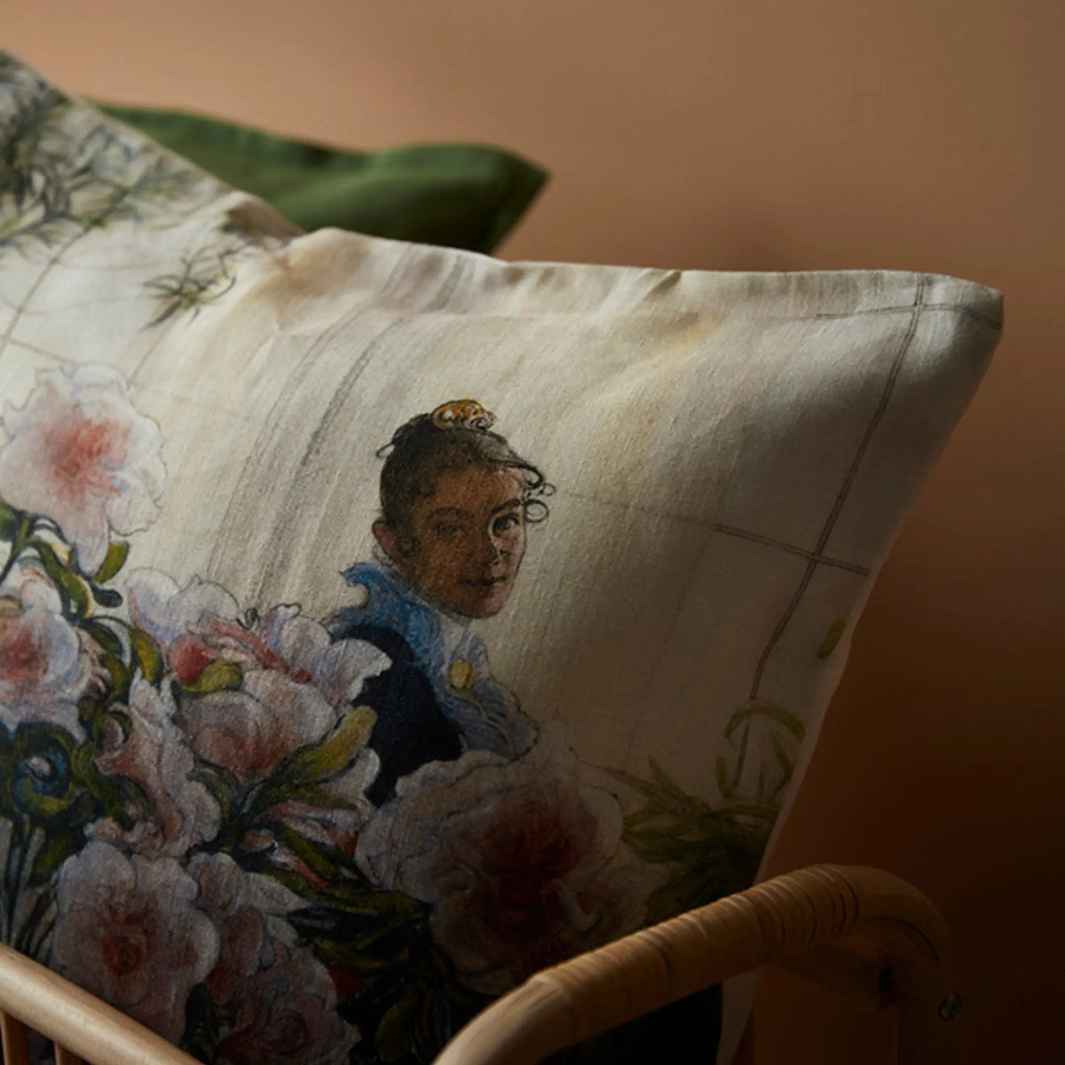 Svanefors Azalea Kuddfodral 45x45cm, Lin