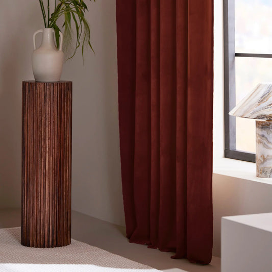 Svanefors Estelle Sammetsgardin 2P 135x280cm, Rost