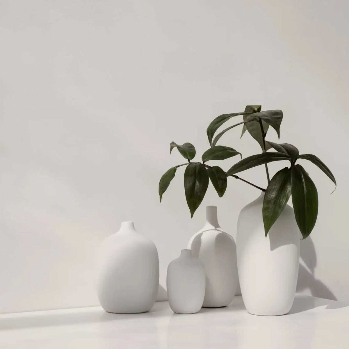 blomus Ceola Vas H21 cm Ø11 cm, Vit