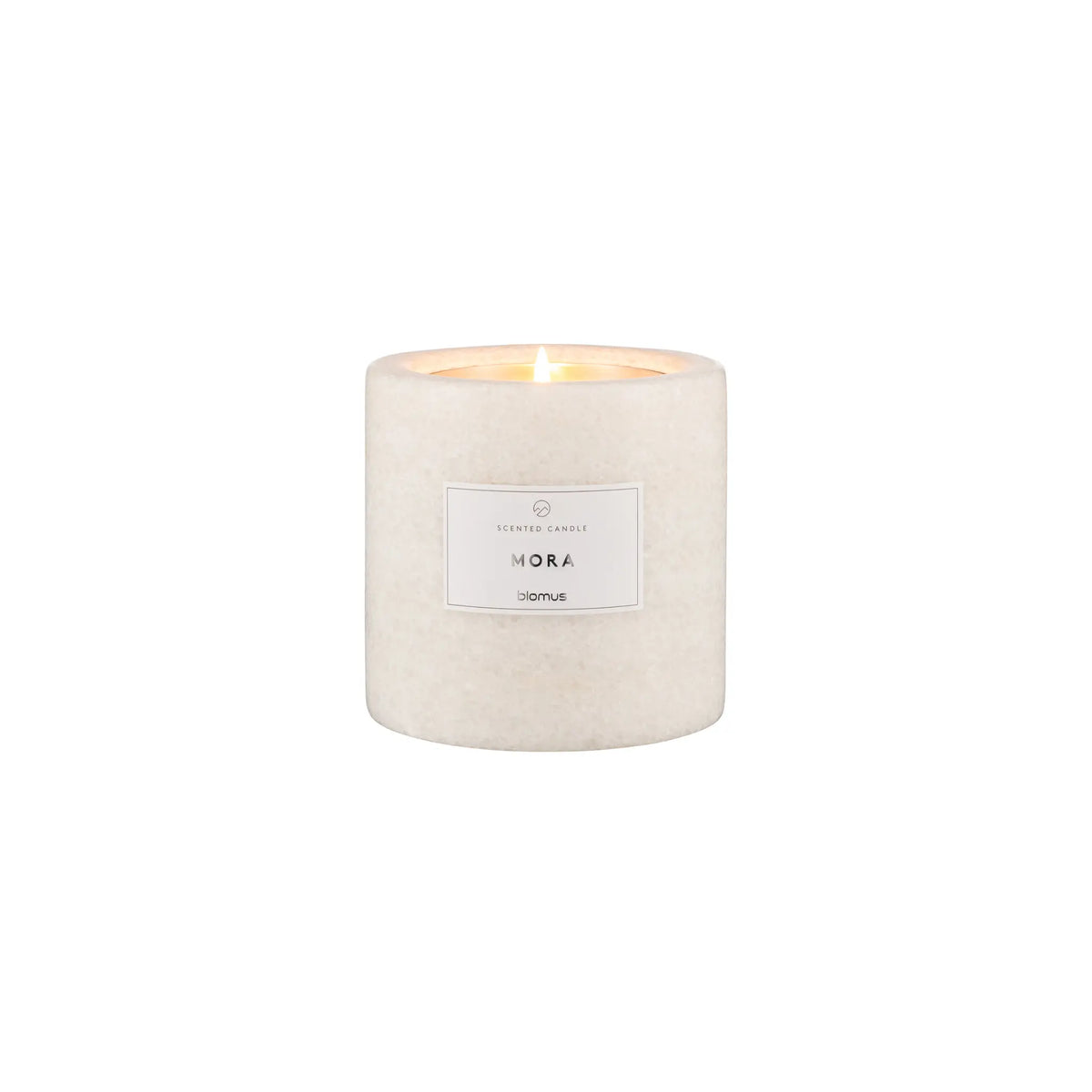 blomus Frabli Doftljus Marmor Ø10 cm, Mora/Moonbeam