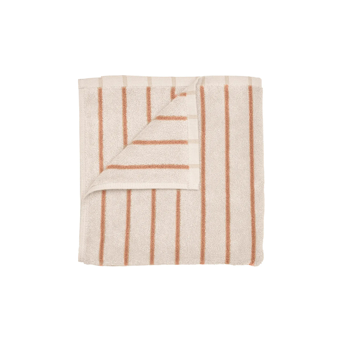 blomus Arto Handduk 50x100 cm Moonbeam/Amber Brown