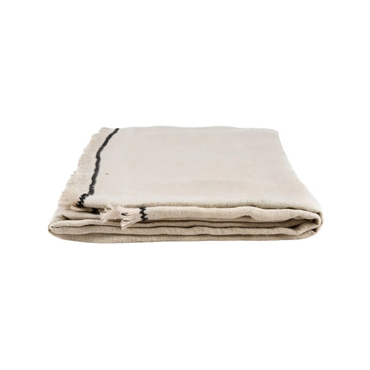 Bazar Bizar The Tuscany Bordsduk 150x250 cm, Natur/Svart