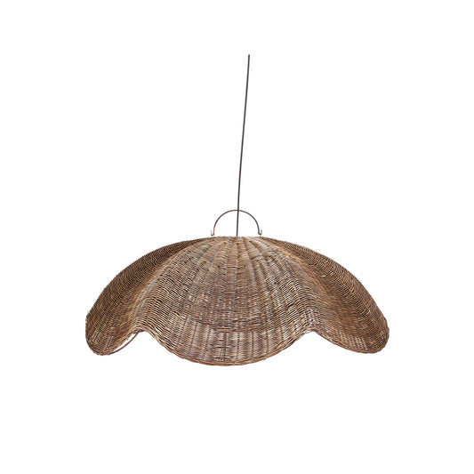 Bazar Bizar The Wave Taklampa L, Mörk valnöt