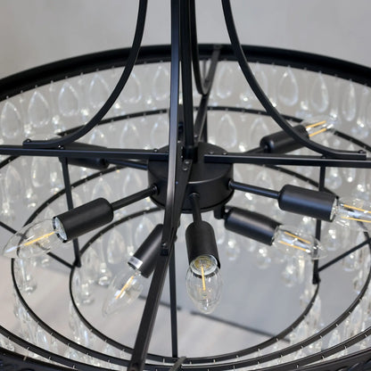 Chic Antique Versailles Ljuskrona Ø70 cm, Svart