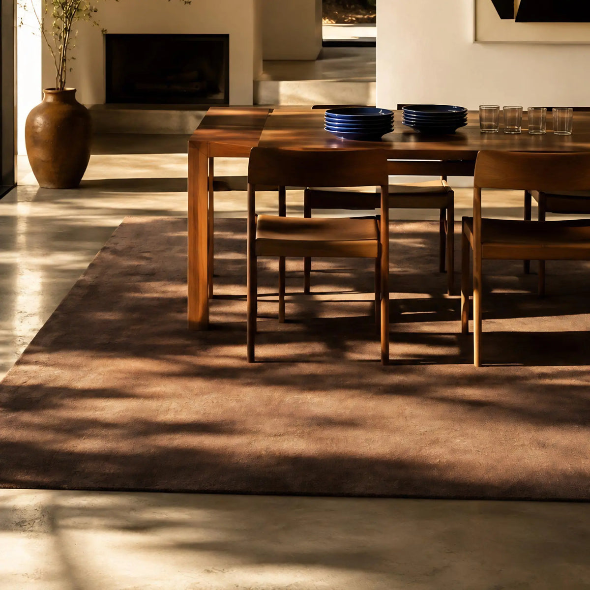 Deco Nord Silo Matta 250x350 cm, Dk. Brown
