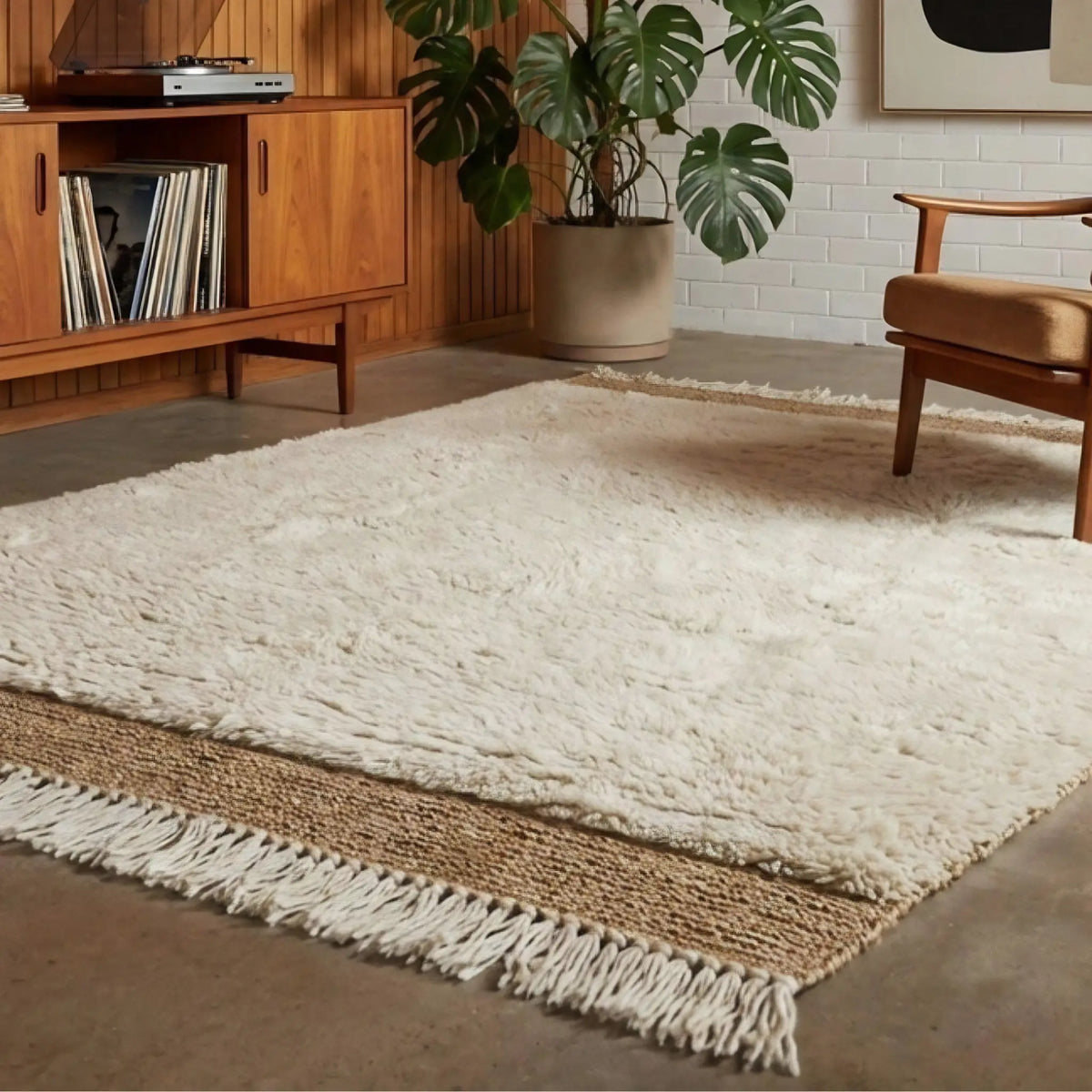 Deco Nord Bucky Matta 250x350 cm, Ivory beige