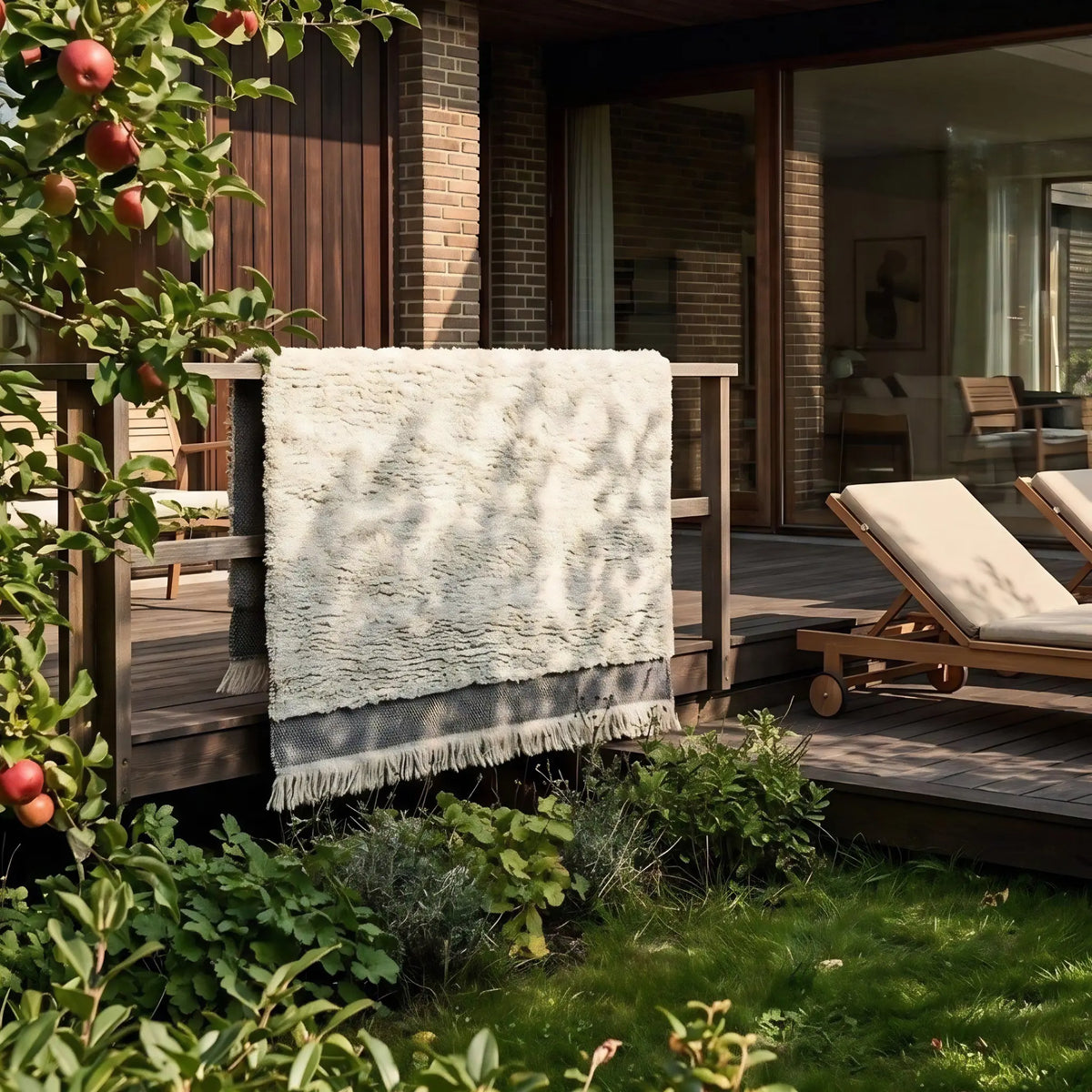Deco Nord Bucky Matta 170x240 cm, Ivory brown