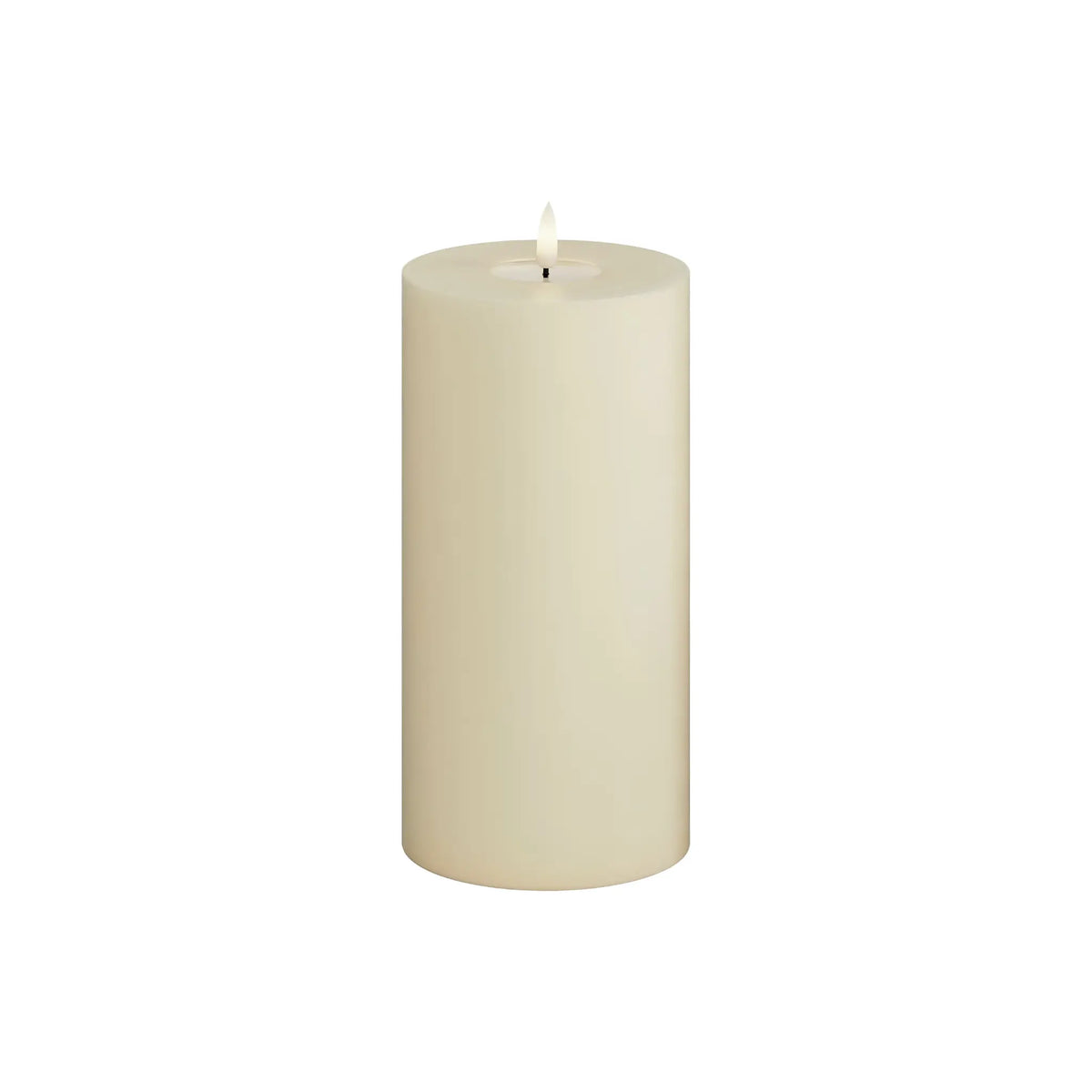 Deluxehomeart LED Blockljus 10x20 cm, Cream