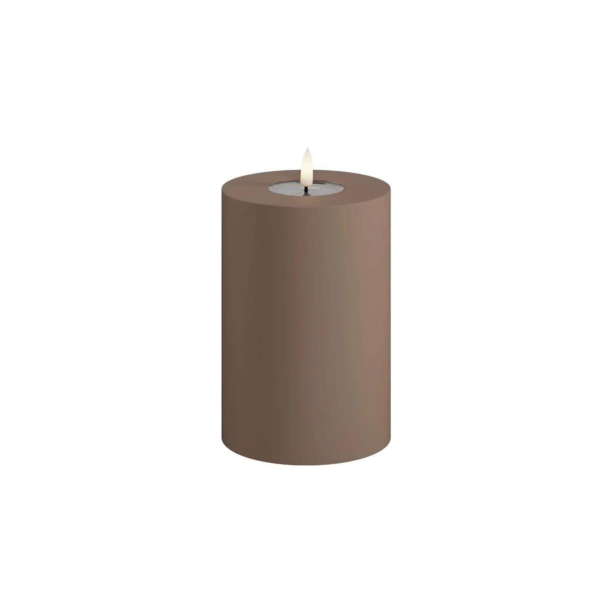 Deluxehomeart LED Blockljus Utomhus 10x15 cm, Mocca