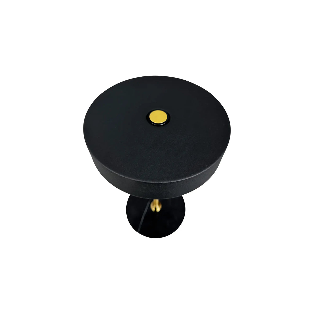 Dyberg Larsen Moonlight Bordslampa LED Laddningsbar, Svart/Mässing/Marmor