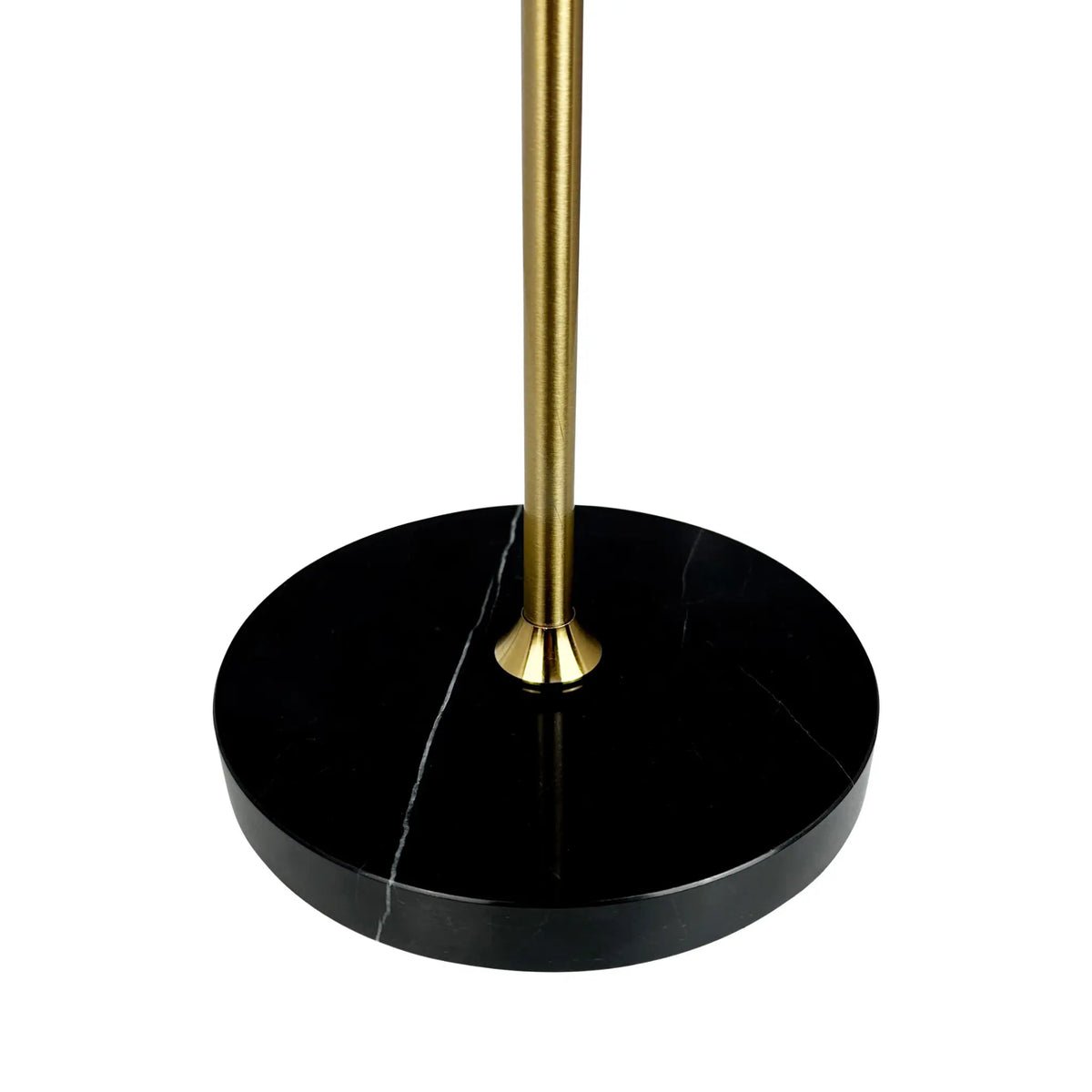 Dyberg Larsen Moonlight Bordslampa LED Laddningsbar, Svart/Mässing/Marmor