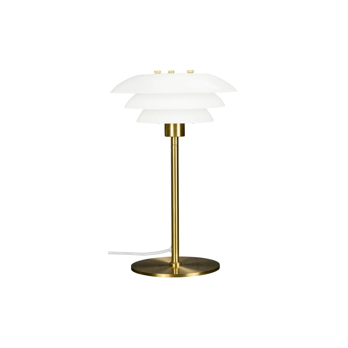 Dyberg Larsen DL20 Bordslampa, Opal/Mässing