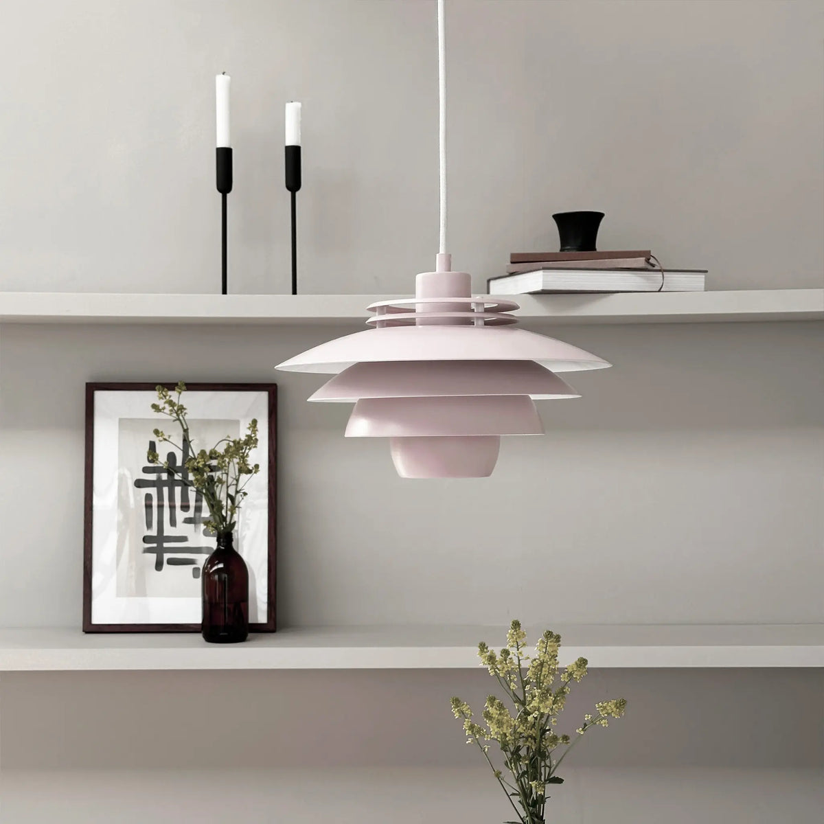 Dyberg Larsen Ejka Taklampa Mini, Rosa
