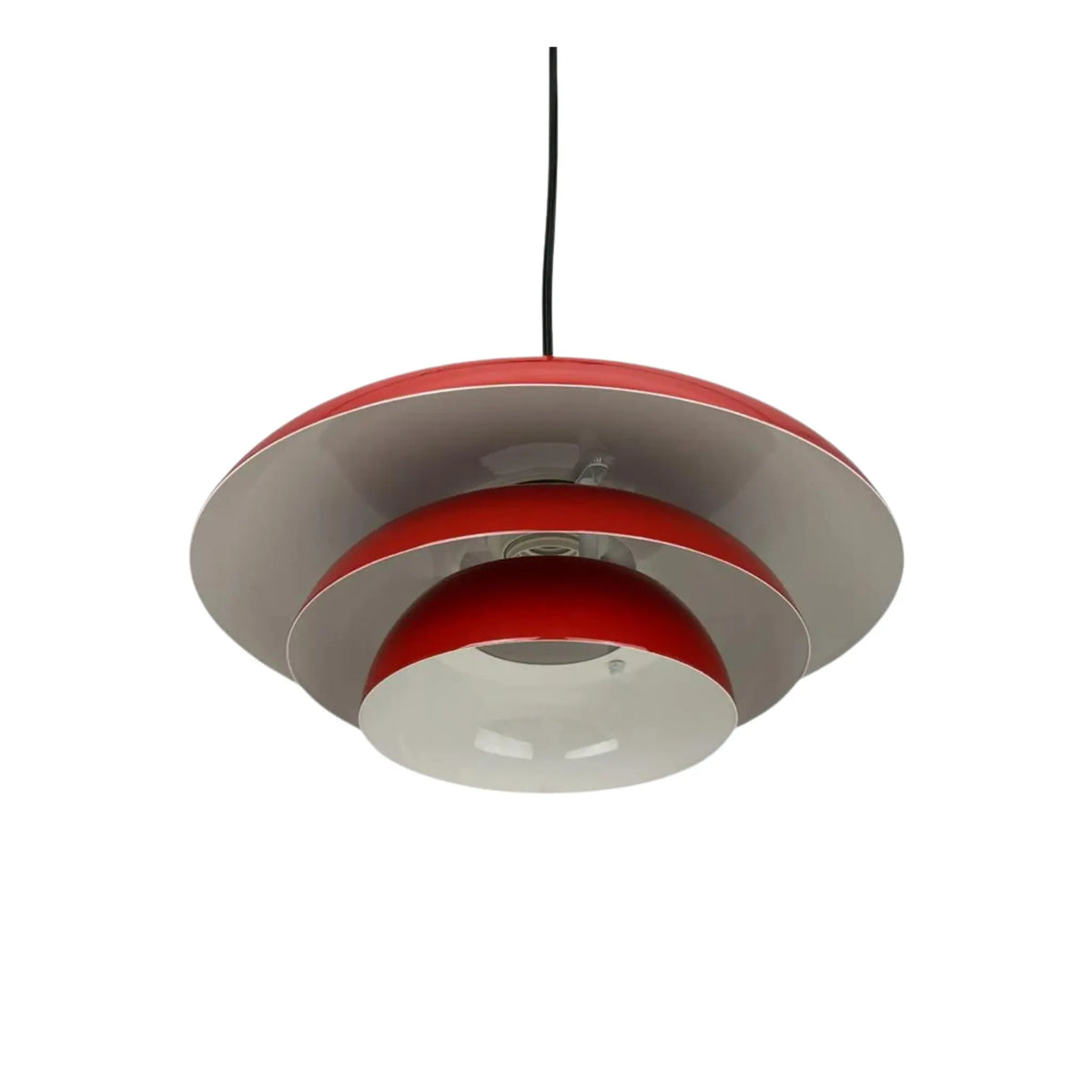 Dyberg Larsen Ava Taklampa Ø31 cm, Mörkröd