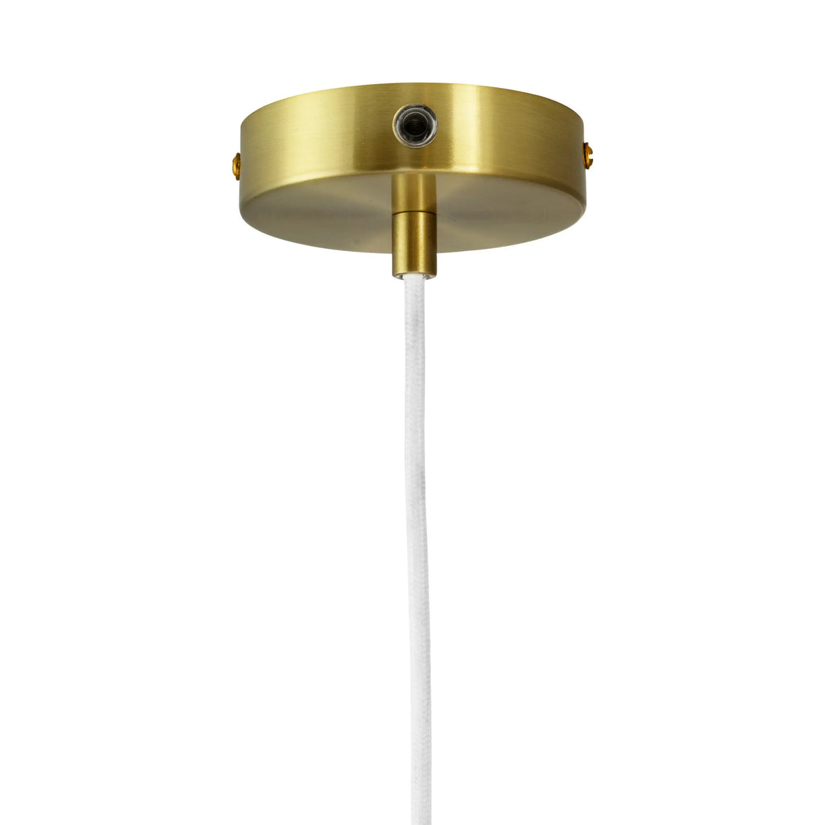 Dyberg Larsen ARP Taklampa Ø30 cm, Opal/Mässing