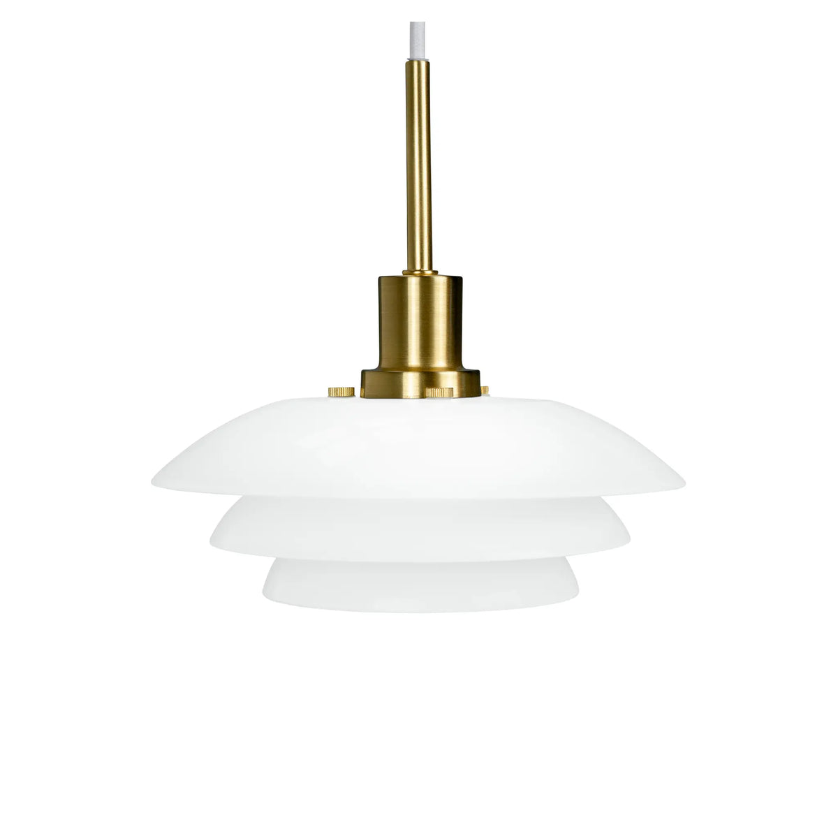 Dyberg Larsen DL20 Taklampa, Opal/Mässing