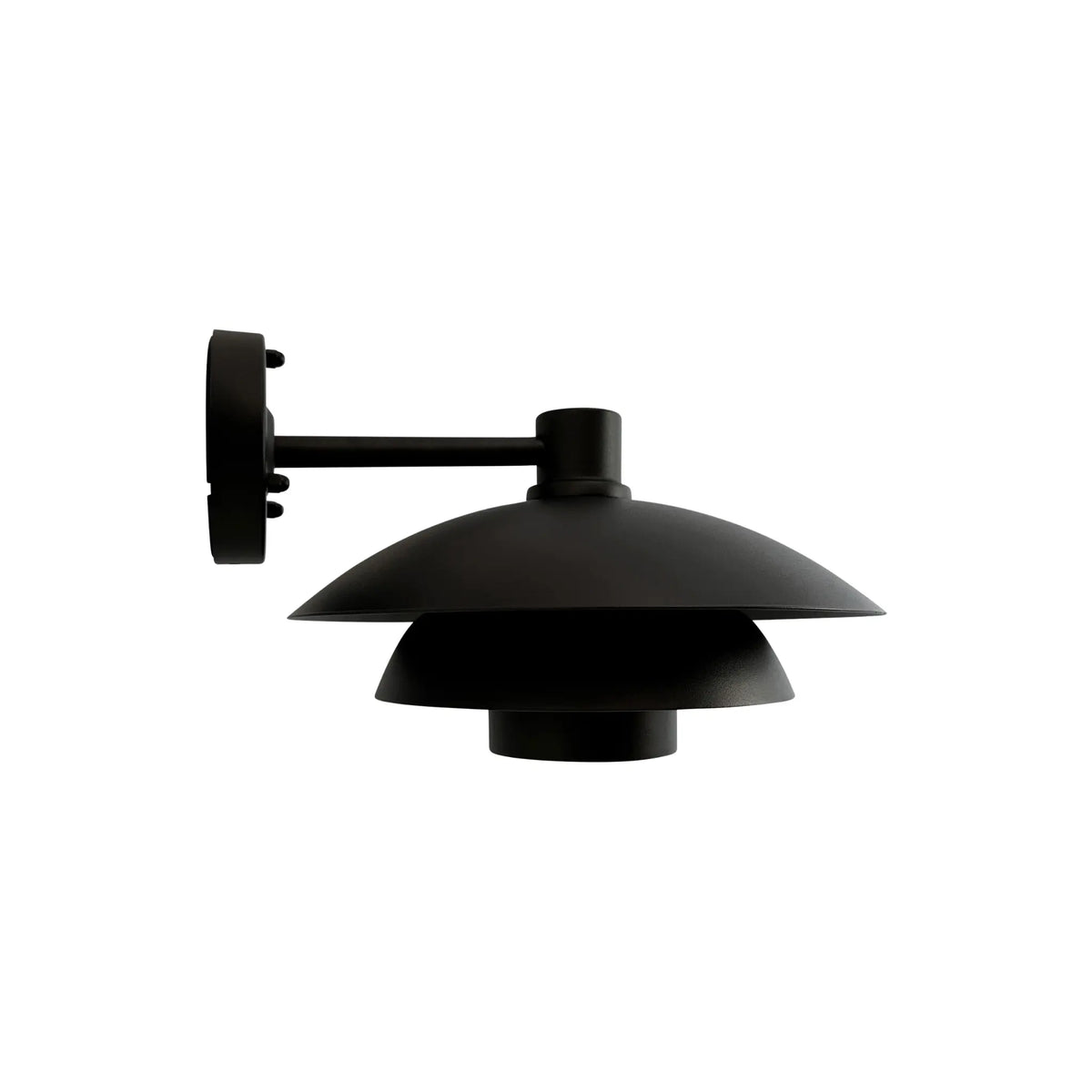 Dyberg Larsen Morph Utomhusvägglampa 30 cm, Svart