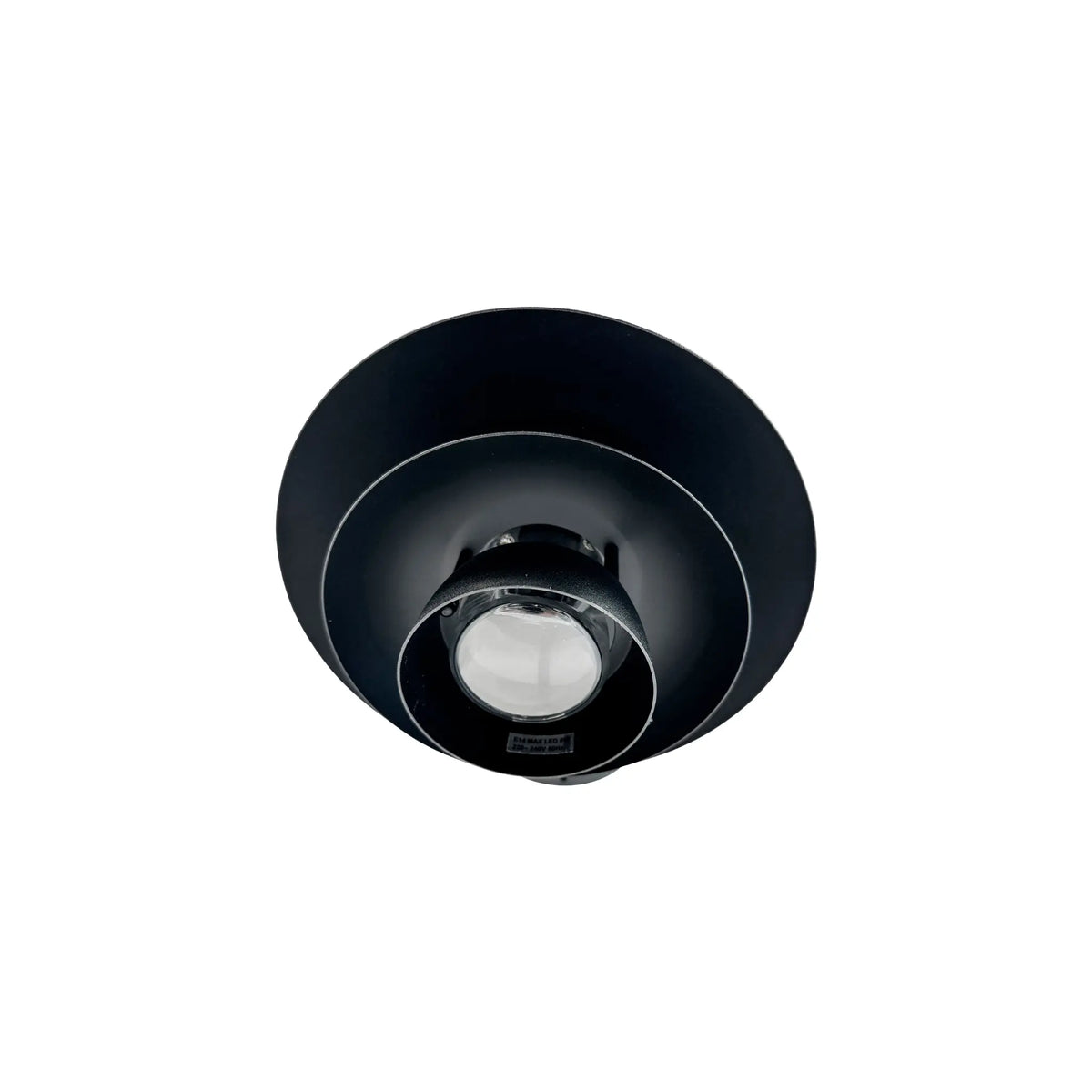 Dyberg Larsen Morph Utomhusvägglampa 24 cm, Svart