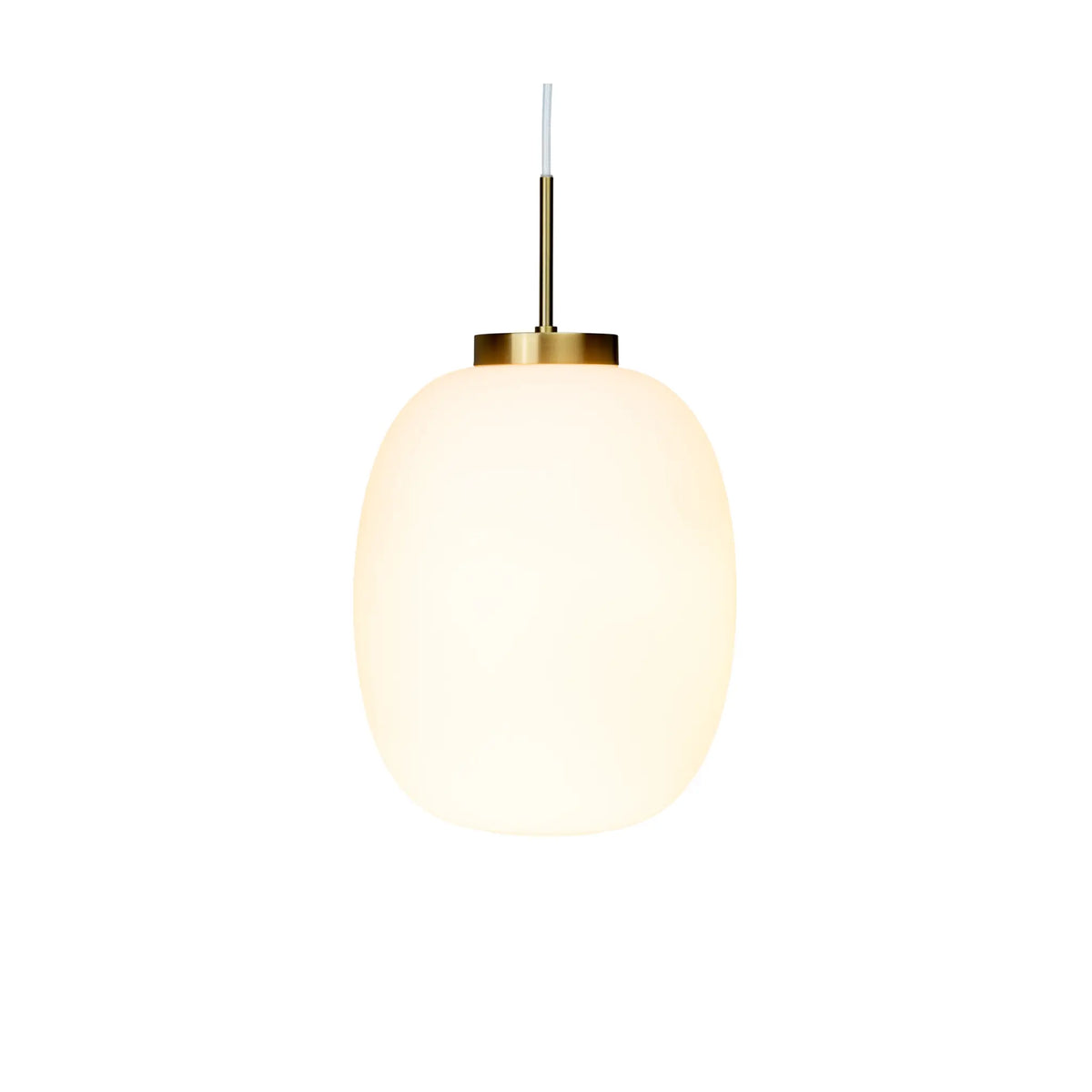 Dyberg Larsen DL39 Taklampa, Opal/Mässing