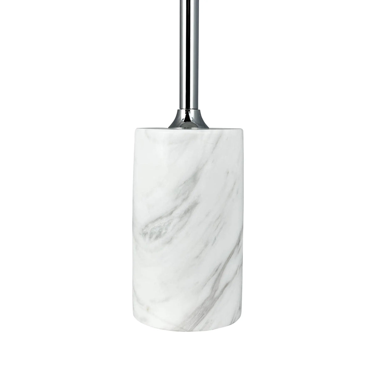 Dyberg Larsen Starlight Bordslampa LED Laddningsbar, Krom/Vit marmor