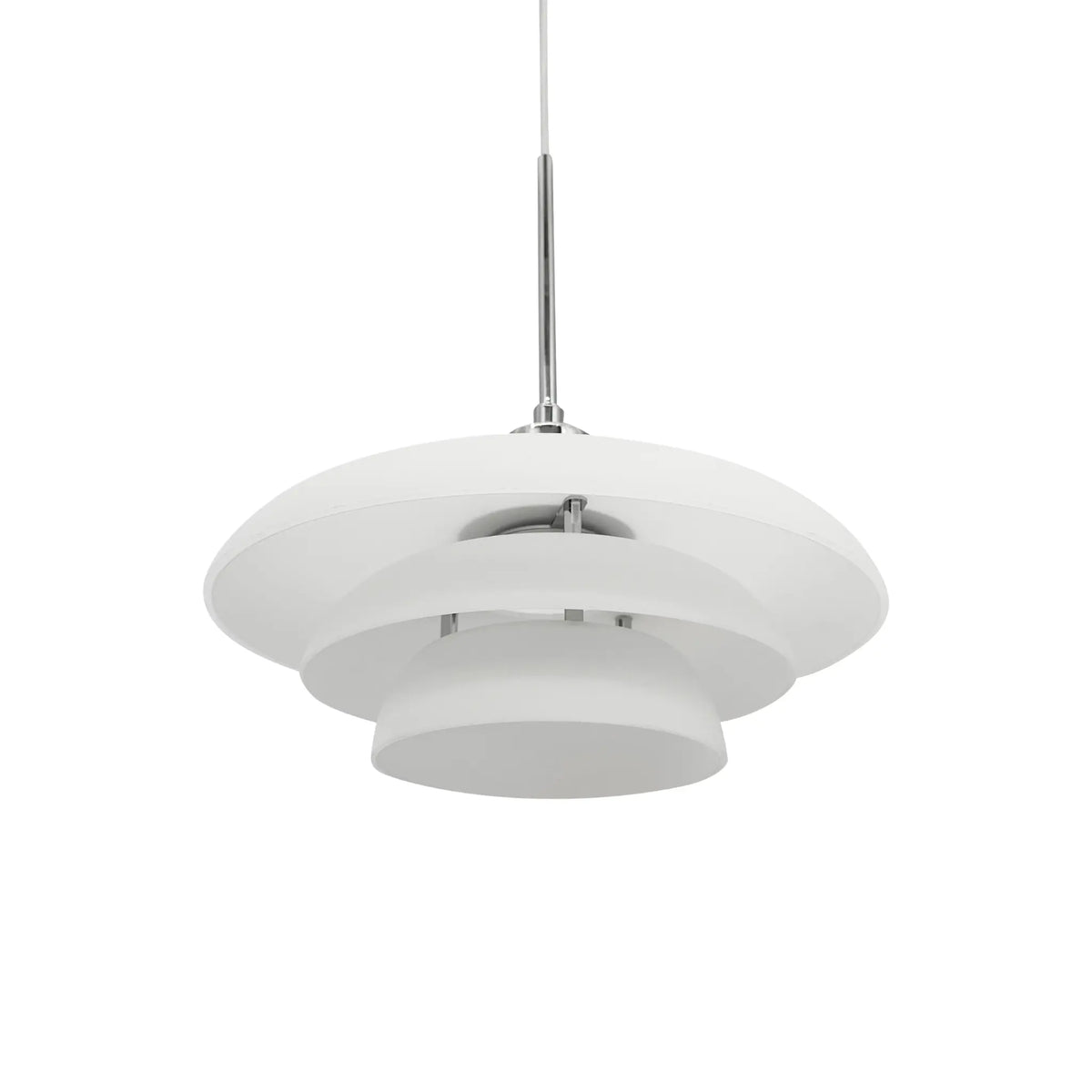 Dyberg Larsen Ava Taklampa Ø31 cm, Opal/Krom