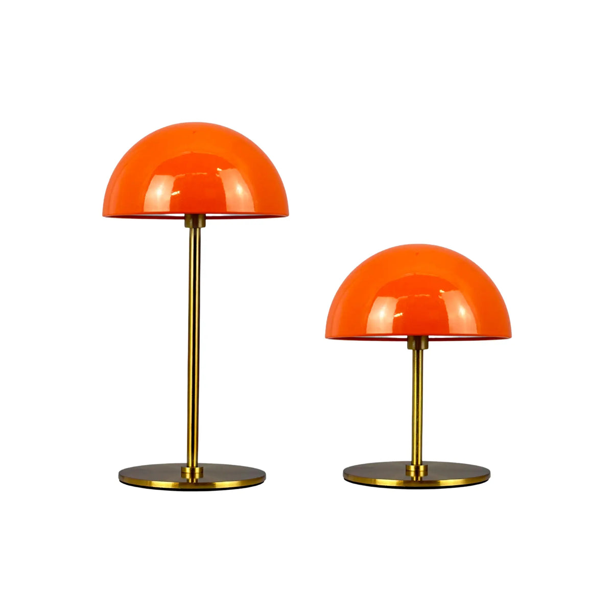 Dyberg Larsen Along Bordslampa Mini 2-pack, Orange/Mässing