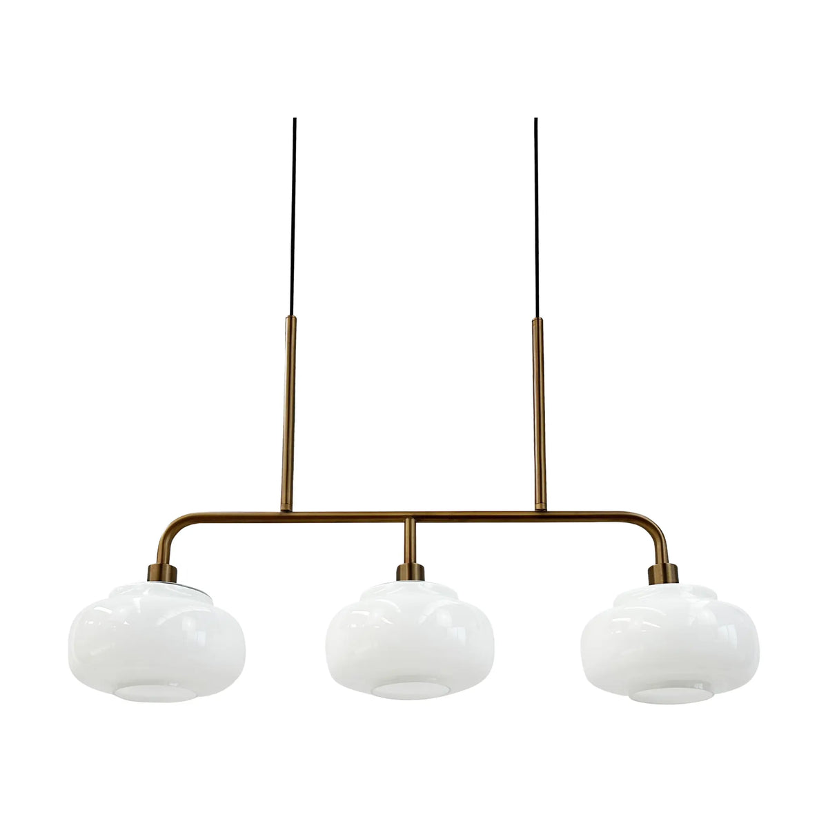 Dyberg Larsen Ossett Taklampa, Opal/Brons