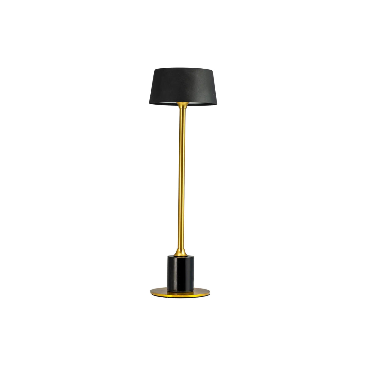 Dyberg Larsen Yoyo Bordslampa LED Laddningsbar, Svart/Mässing