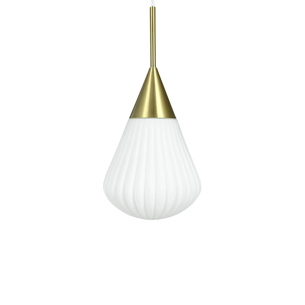 Dyberg Larsen Ballon Taklampa Liten, Opal/Mässing
