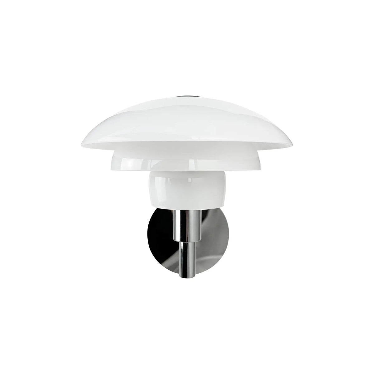Dyberg Larsen Morph Vägglampa, Opal/Krom