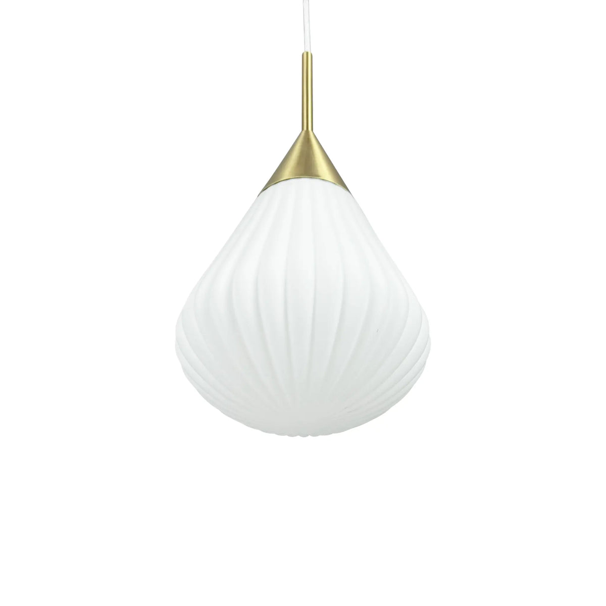 Dyberg Larsen Ballon Taklampa Liten, Opal/Mässing