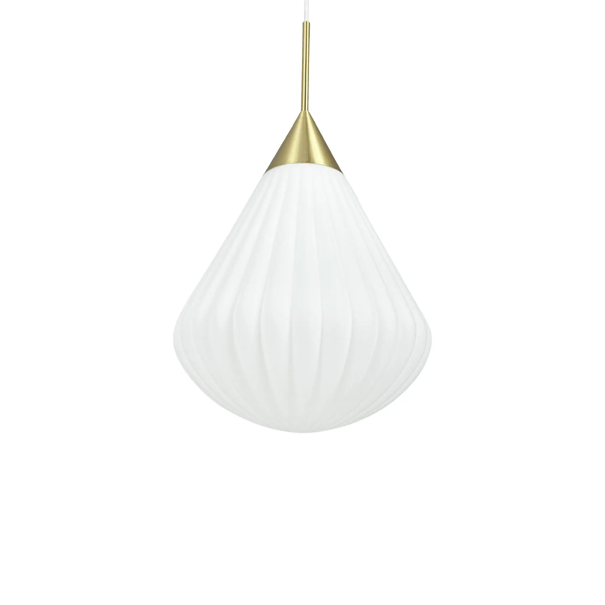 Dyberg Larsen Ballon Taklampa Stor, Opal/Mässing