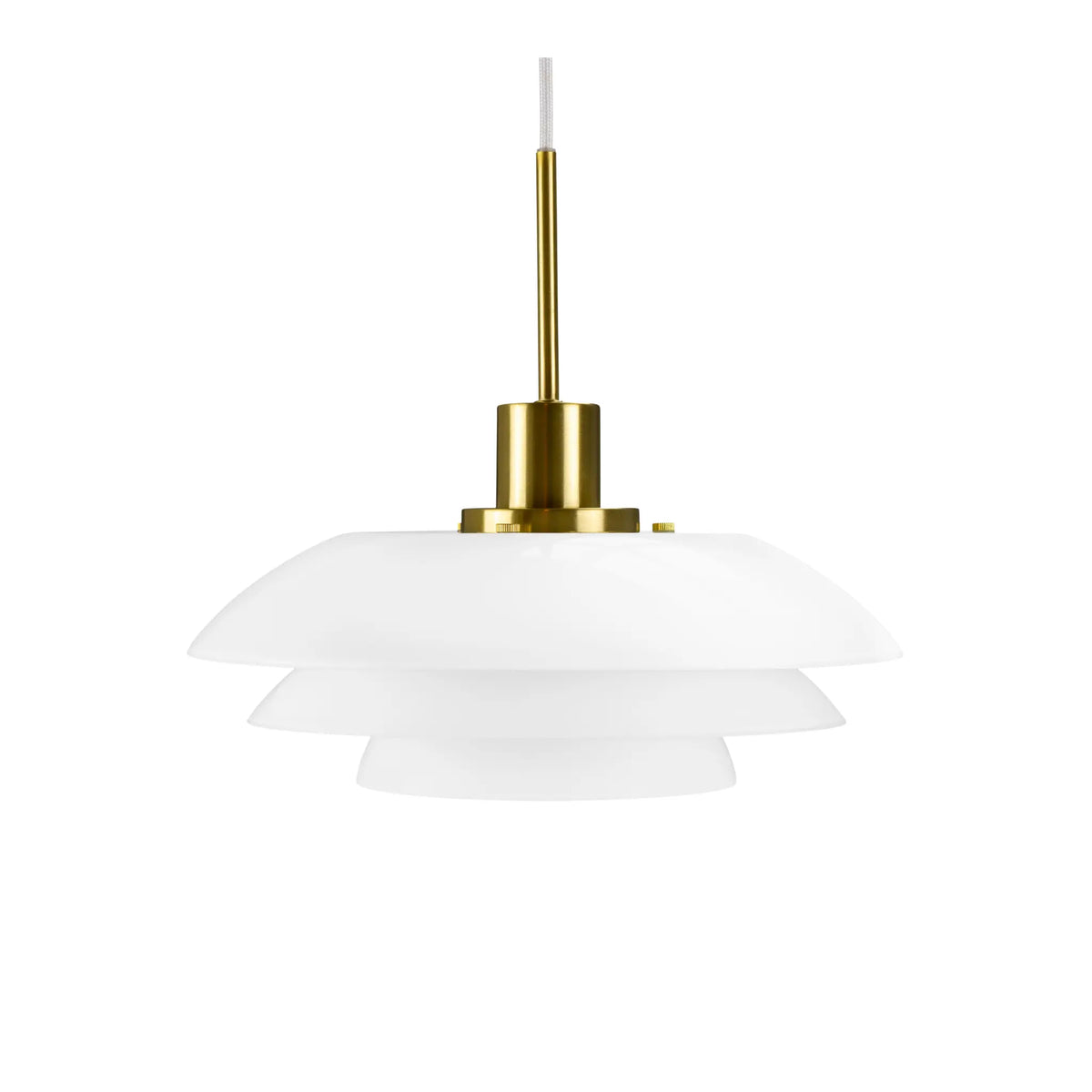 Dyberg Larsen DL31 Taklampa, Opal/Mässing