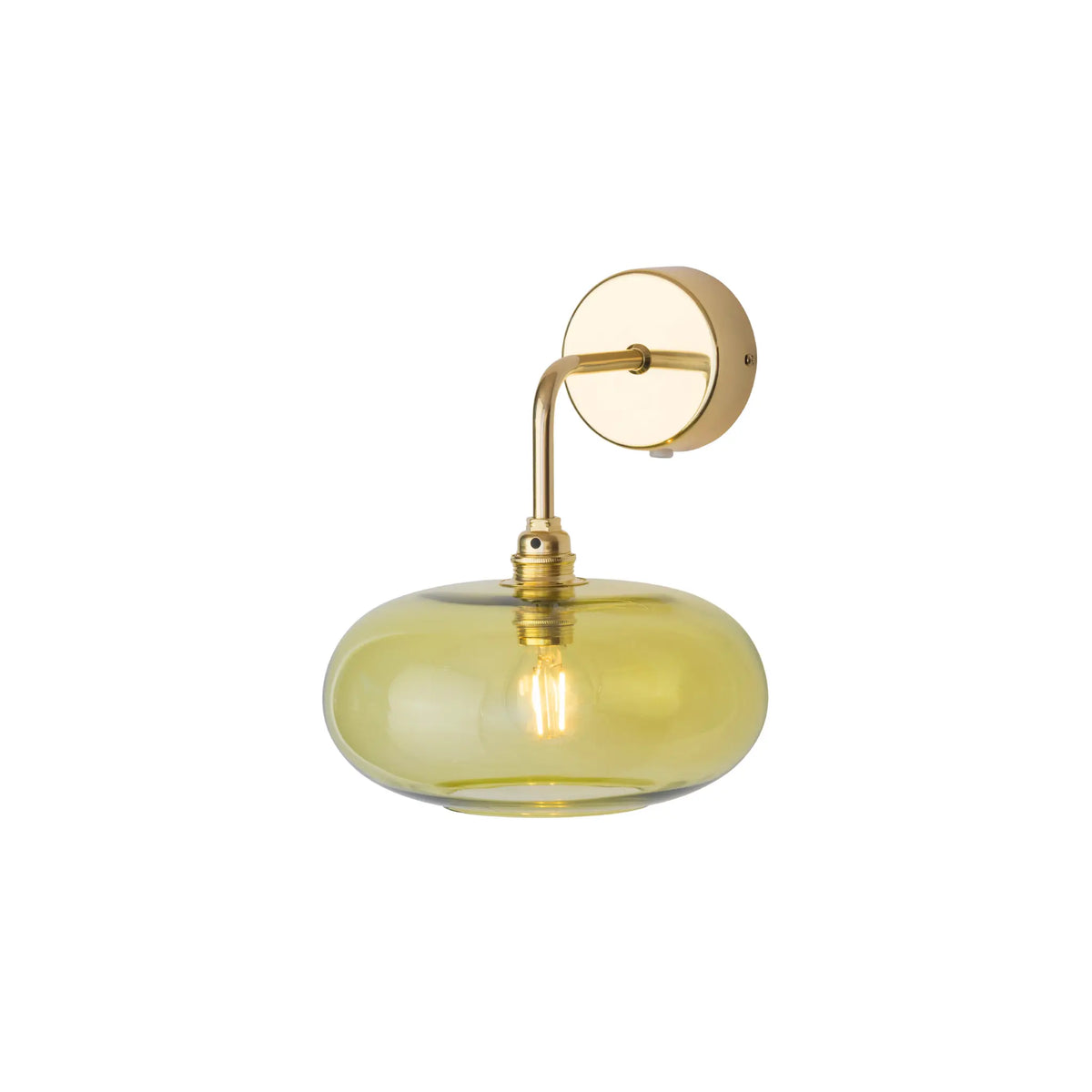 EBB & FLOW Horizon Vägglampa S, Olive