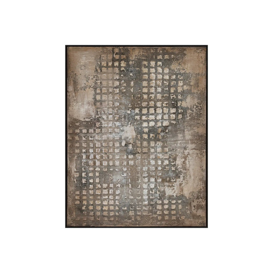 Eightmood Loom Målning 90x120 cm, Rostbrun