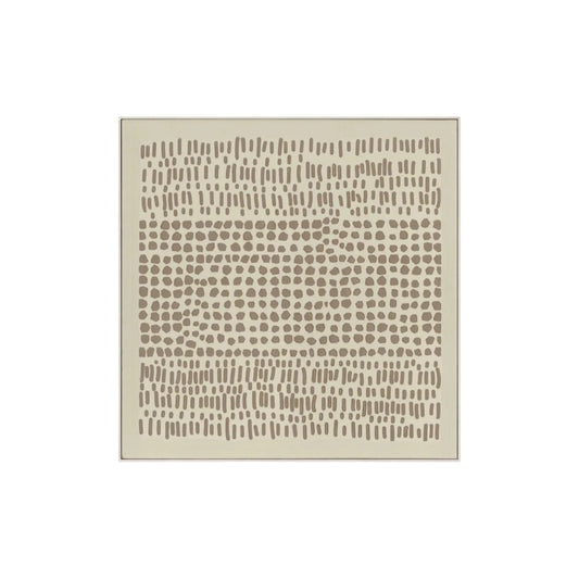 Eightmood Linde Handmålad Tavla 100x100 cm, Beige