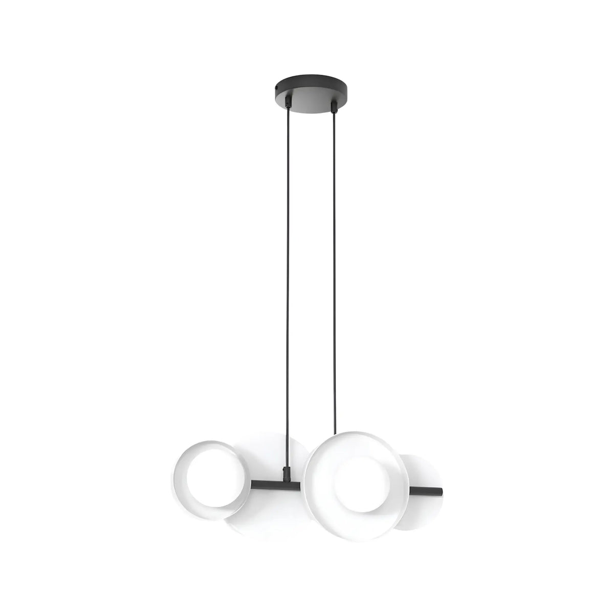 Emibig Model Pendellampa 4-ljus 53x23 cm, Vit