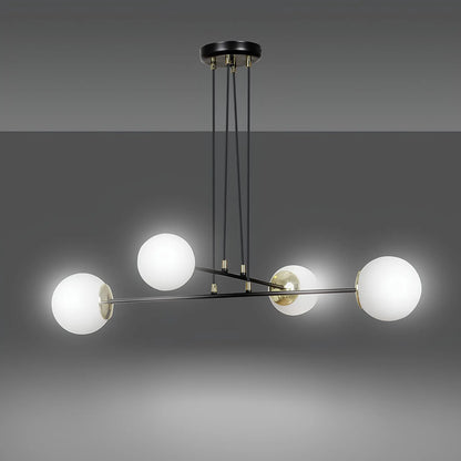 Emibig Ognis Pendellampa 4-ljus Ø75 cm, Svart